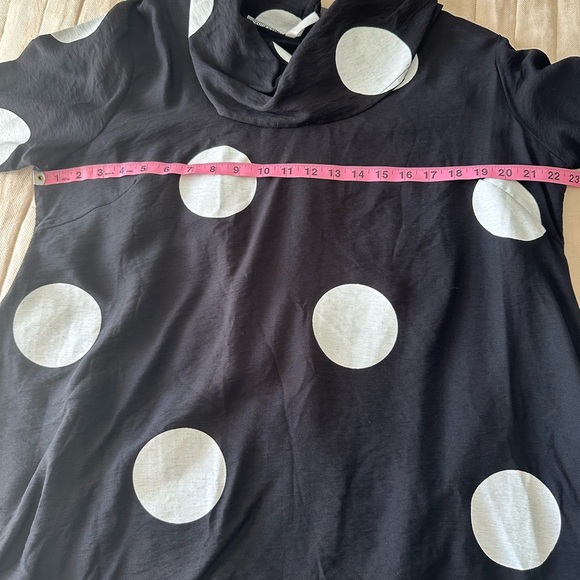 Lindi Polka Dot Cowl Neck Blouse - Large (NWT) - Picture 11 of 11